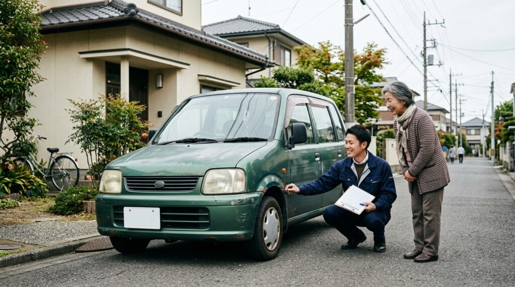 古い軽自動車でも0円査定を回避。どんな車にも「足車」としての価値があります 🚗✨