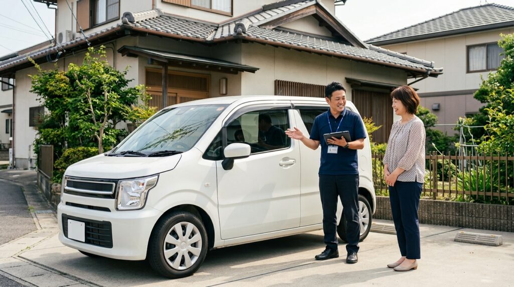 綾部で車の査定相場を個人情報なしで確認｜概算と実車査定の違いを解説
